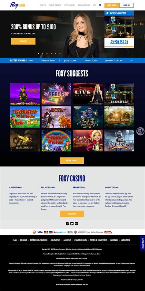 Foxy games casino Colombia